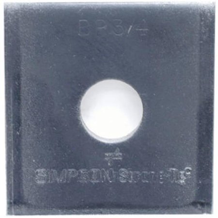 SIMPSON STRONG-TIE Simpson Strong Tie BP 3-4-WEST 0.75 in. Bearing Plate; Pack Of 80 848935